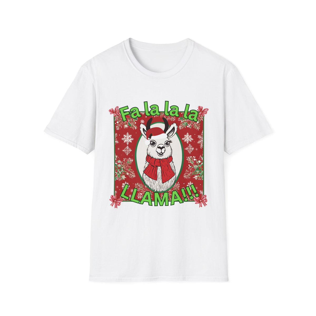Fa La La La LLAMA! Christmas T-Shirt