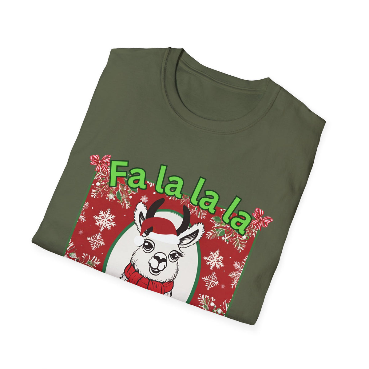 Fa La La La LLAMA! Christmas T-Shirt