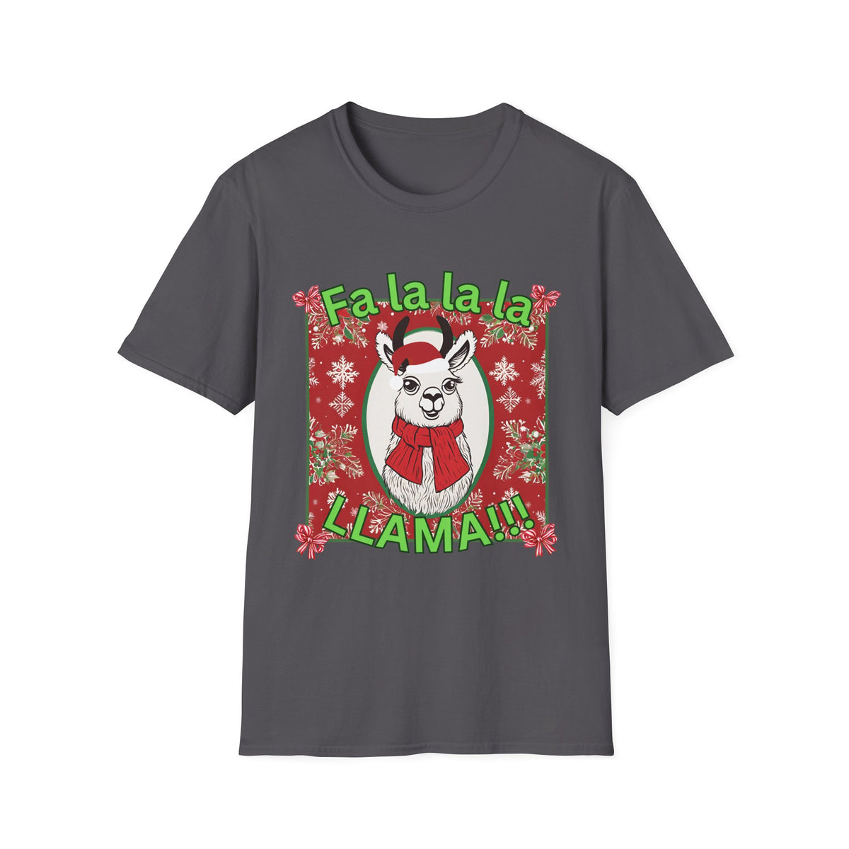 Fa La La La LLAMA! Christmas T-Shirt