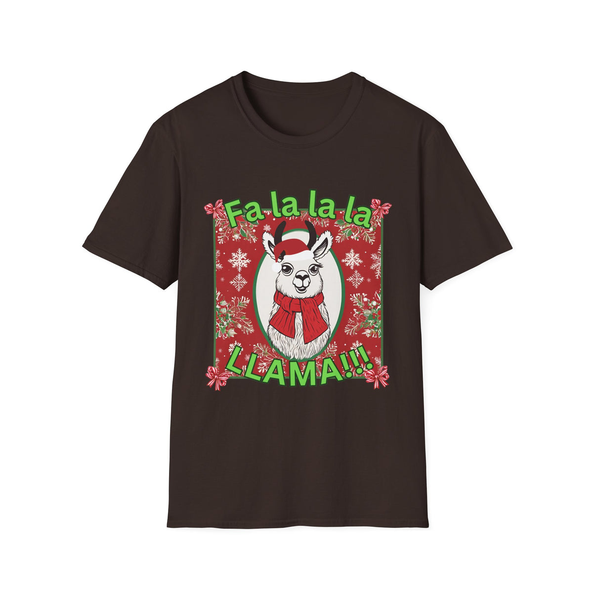 Fa La La La LLAMA! Christmas T-Shirt
