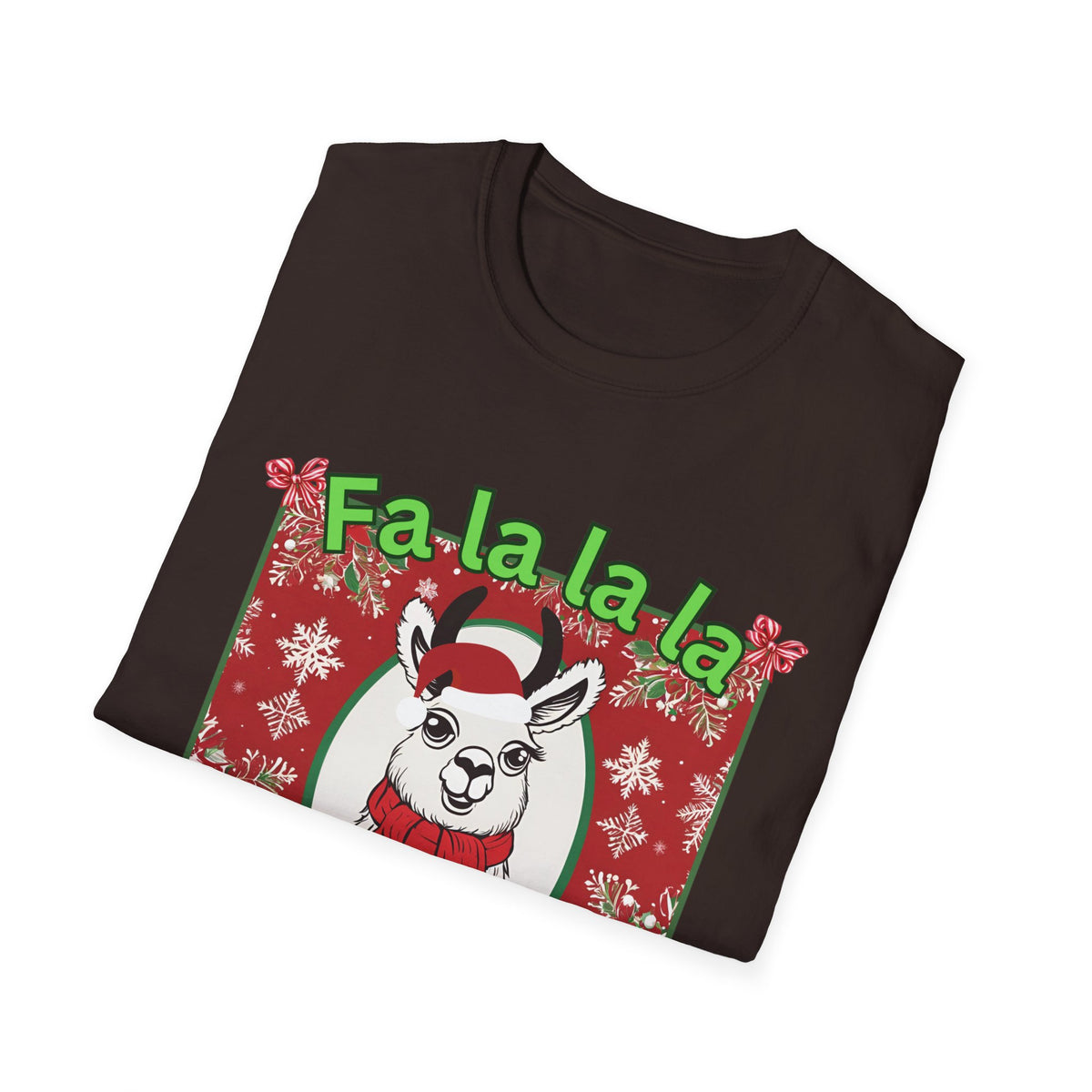 Fa La La La LLAMA! Christmas T-Shirt