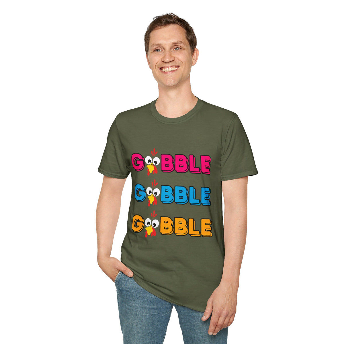 Gobble Gobble Gobble Thanksgiving T-Shirt