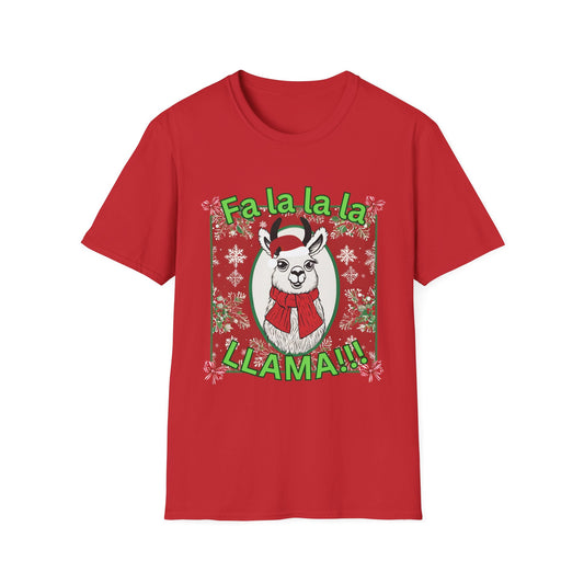 Fa La La La LLAMA! Christmas T-Shirt
