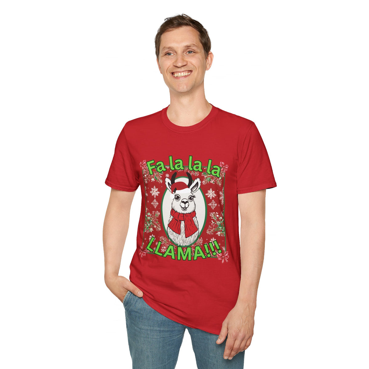 Fa La La La LLAMA! Christmas T-Shirt