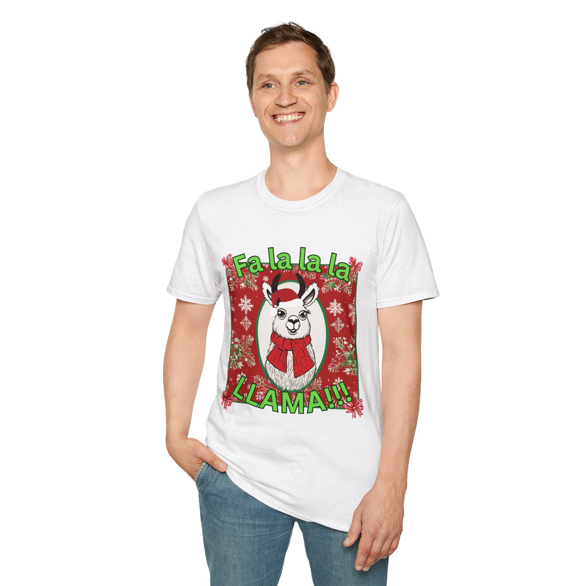 Fa La La La LLAMA! Christmas T-Shirt