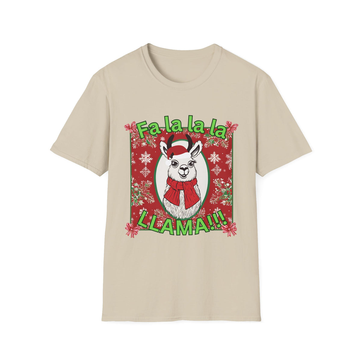 Fa La La La LLAMA! Christmas T-Shirt