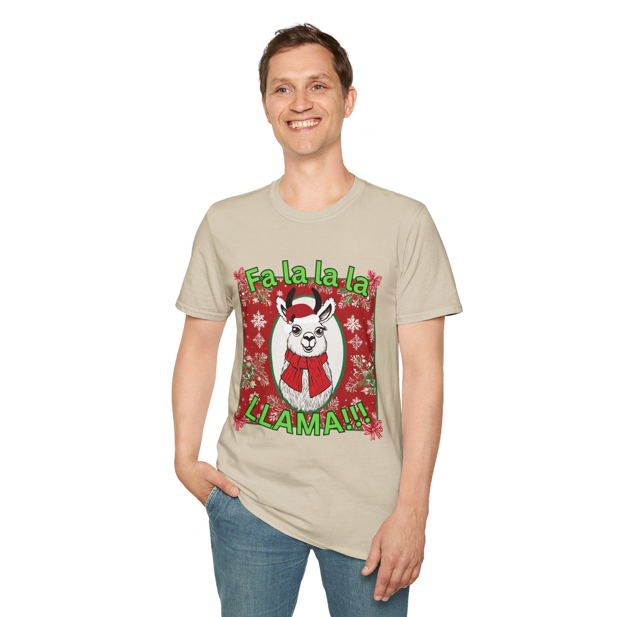 Fa La La La LLAMA! Christmas T-Shirt