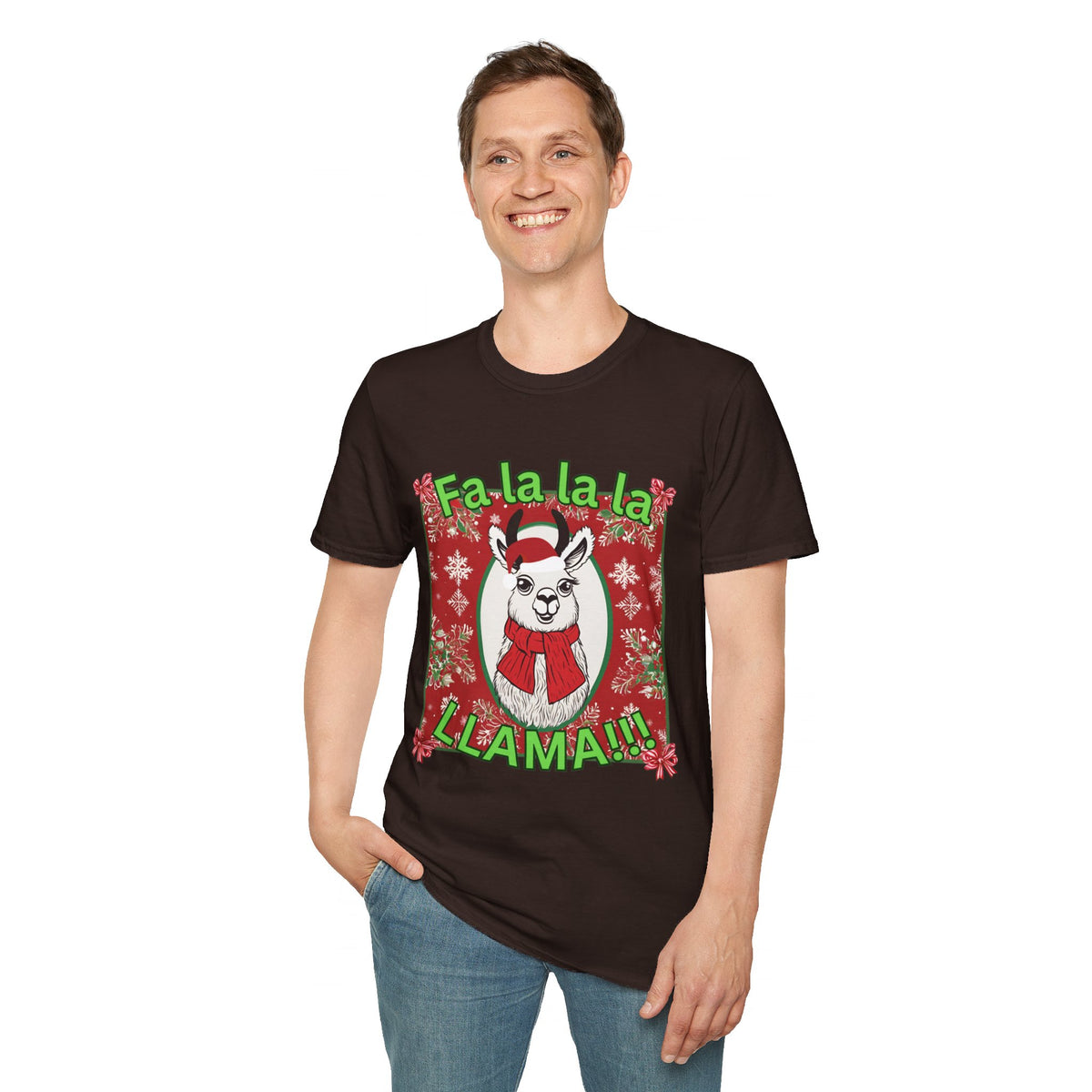 Fa La La La LLAMA! Christmas T-Shirt